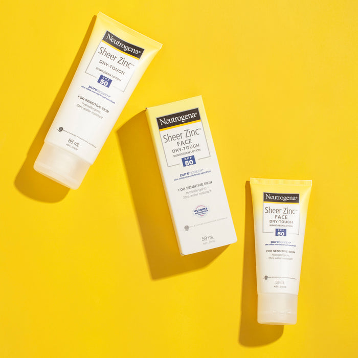 Neutrogena Sheer Zinc Body Lotion SPF50 88ml.