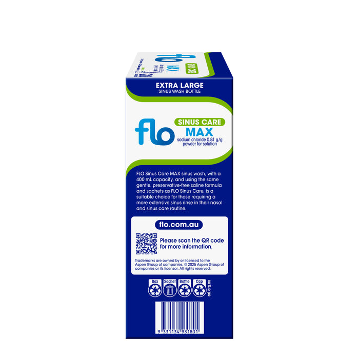 Flo Sinus Care Max Bottle & Sachets 28