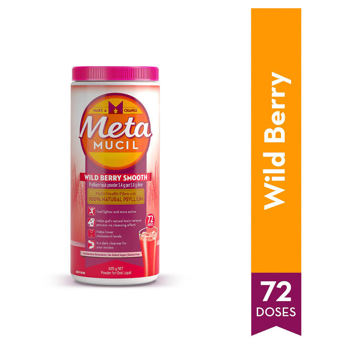 Metamucil Wild Berry 72 Doses 425g.