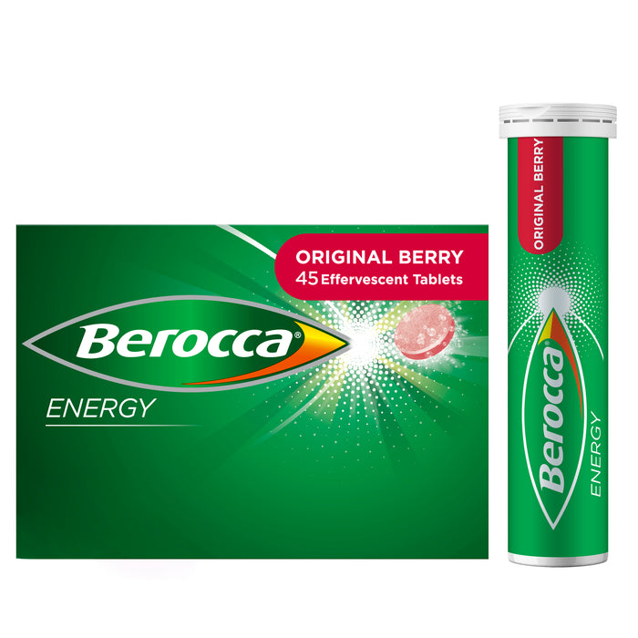 Berocca Energy Original Berry Effervescent Tablets 45