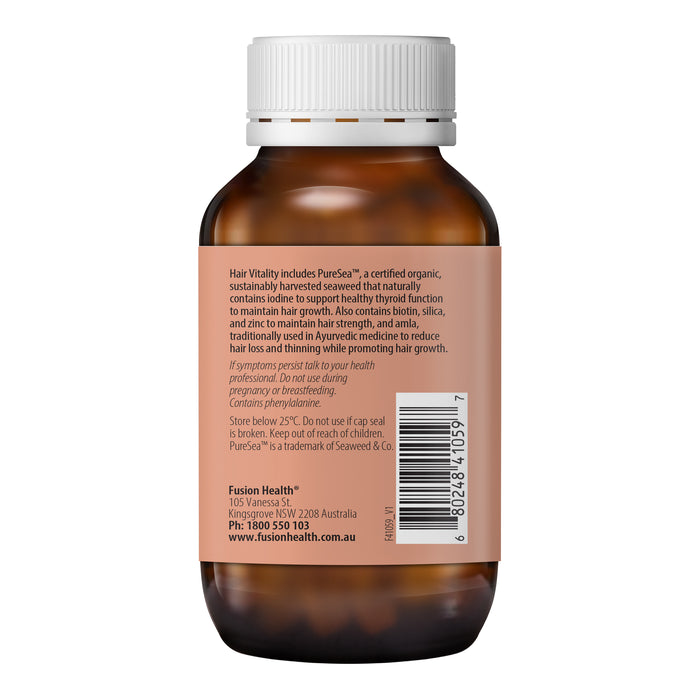 Fusion Health Hair Vitality 60 Capsules