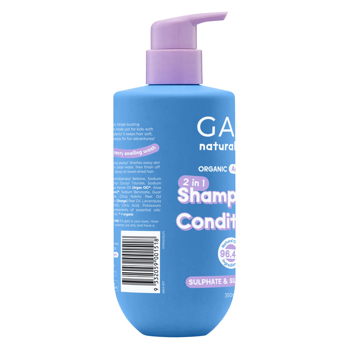 Gaia Natural Kids Organic Argan Shampoo & Conditioner 350ml
