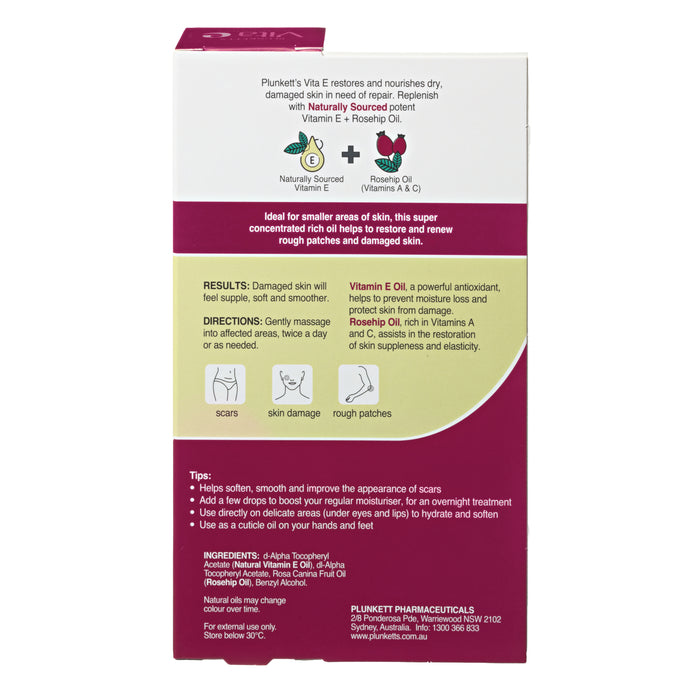 Plunkett Pure Vitamin E Oil 25ml