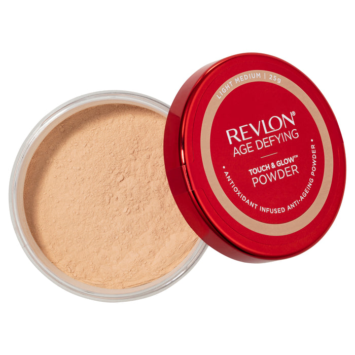Revlon Age Defying Touch & Glow Powder Light Medium 25g.