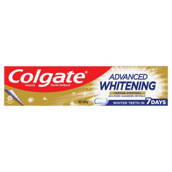 Colgate Toothpaste Advanced Whitening & Tarter 200g