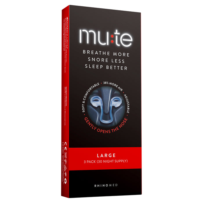Rhinomed Mute Snoring Device Large X 3 Pack