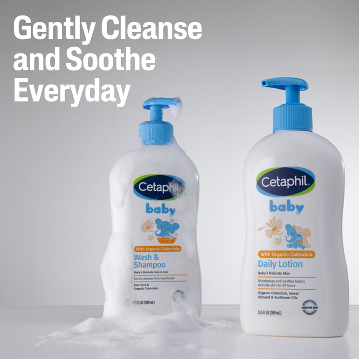 Cetaphil Baby Calendula Wash & Shampoo 400ml