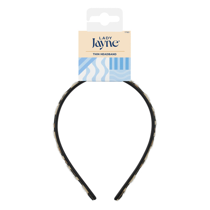 Lady Jayne Thin Velvet Headband Blue.