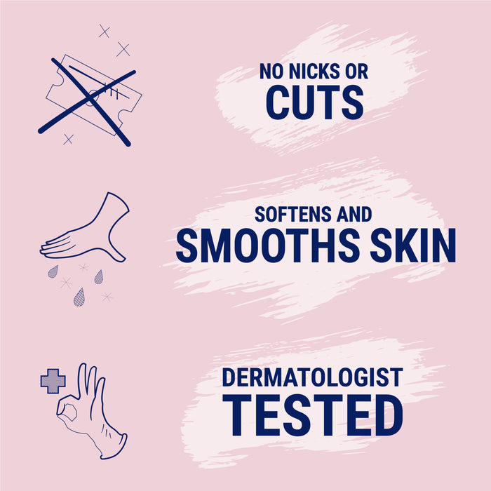 Nair Bladeless Shave Creme Hair Remover Rosewater 142g.