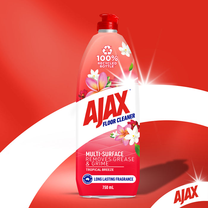 Ajax Floor Cleaner Tropical Breeze 750mL