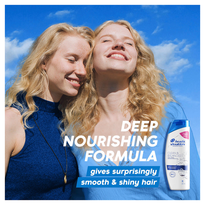 Head&Shoulders Clean & Balanced Shampoo 400ml.
