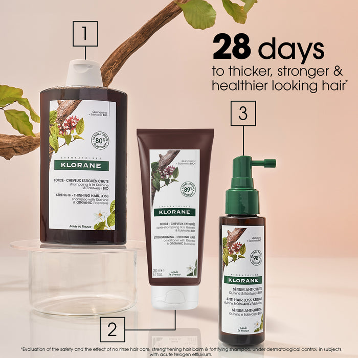 Klorane Quinine & Organic Edelweiss Shampoo 400ml