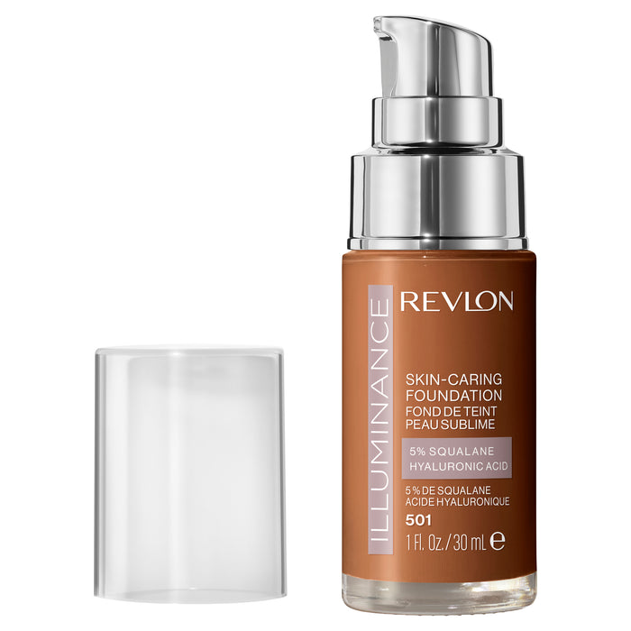 Revlon Illuminance Skin Caring Liquid Foundation 501 Toasted Caramel.