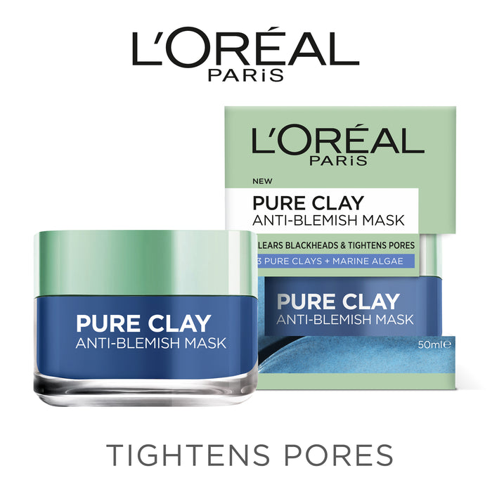 L'Oreal Clay Blue Mask Anti Blemish