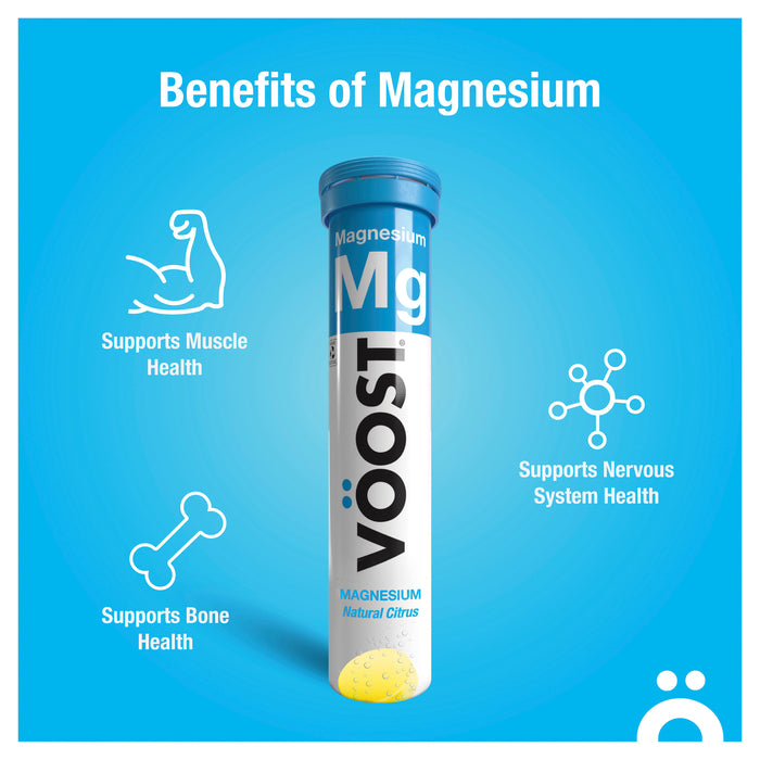 Voost Magnesium Effervescent 20 Tablets.