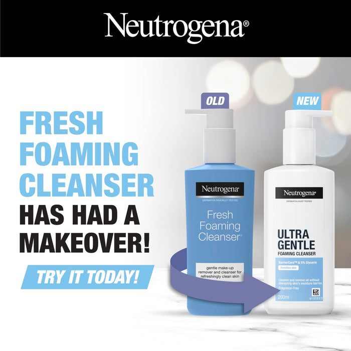 Neutrogena Ultra Gentle Foaming Cleanser 200ml.