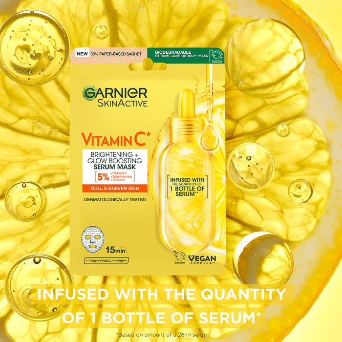 Garnier Skin Active Vitamin C Brightening & Hydrating Sheet Mask