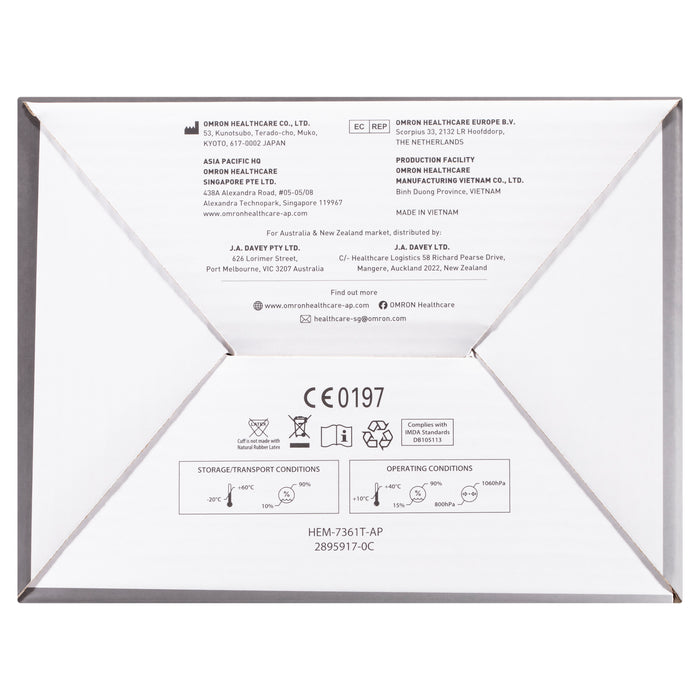 Omron Hem7361T Advanced Blood Pressure Monitor+AFIB