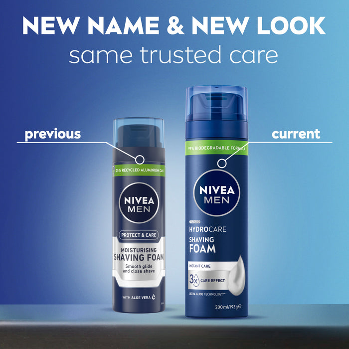 Nivea Men Hydrocare Shaving Foam 200ml