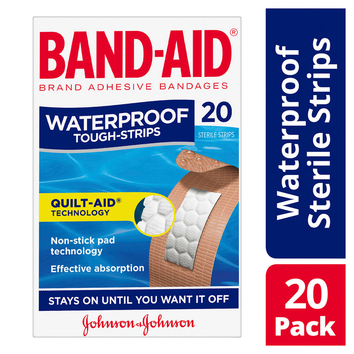 Band-Aid Brand Tough Strips Waterproof Regular 20.