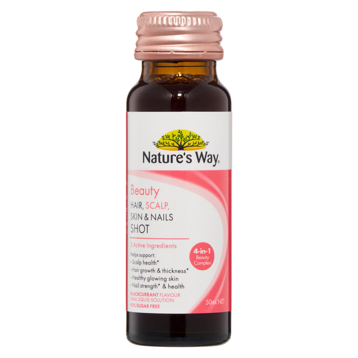 Nature's Way Beauty Hair Scalp Skin Nails Shot 8x50ml