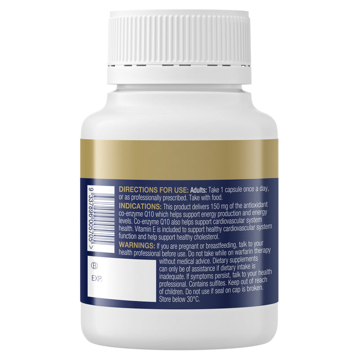 Bioceuticals Coq10 Excel 150mg 60 Soft Capsules