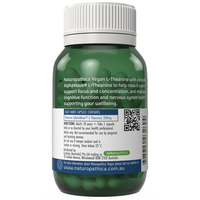Naturopathica Vegan L-Theanine 50 Capsules