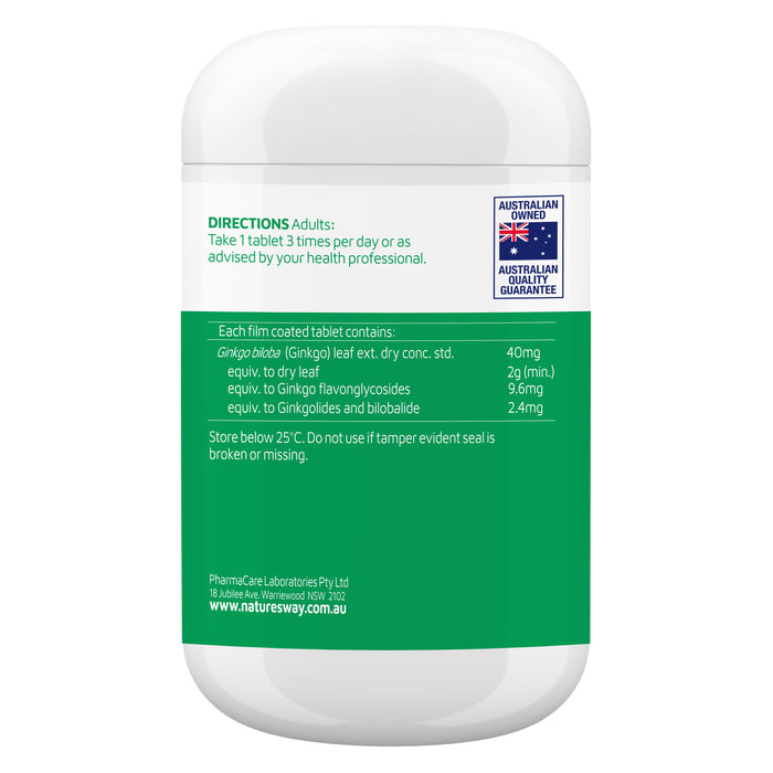 NW GINKO BILOBA 2000MG 120 TAB 523518.