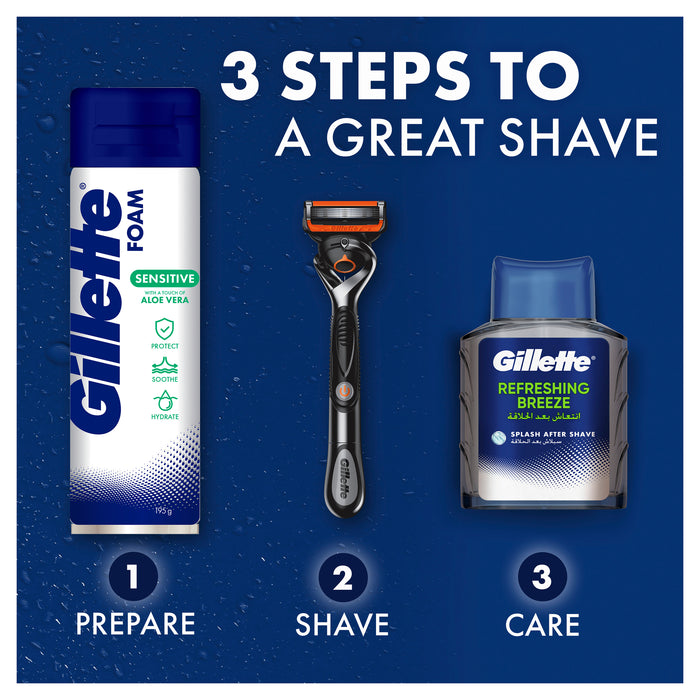 Gillette Sensitive Skin Soothing Shave Foam 245g