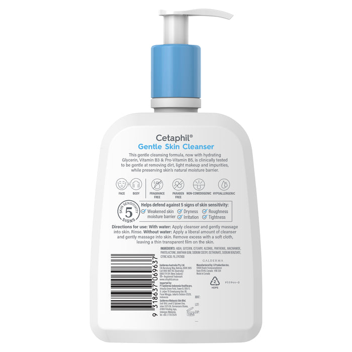 Cetaphil Gentle Cleanser 500ml.