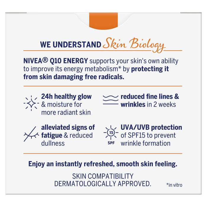 Nivea Anti-Wrinkle Q10 Energy Day Cream 50ml.