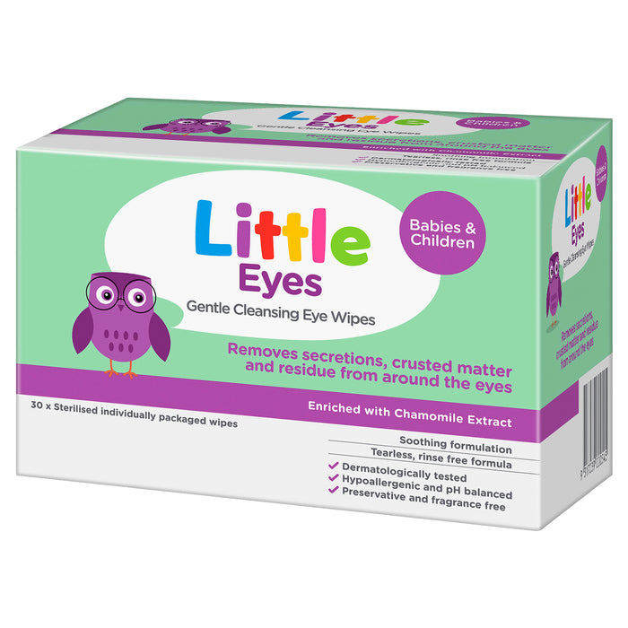 Little Eyes Cleansing Wipes 30.