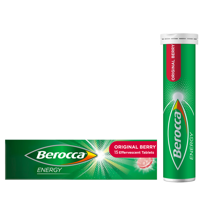 Berocca Energy Original Berry Effervescent Tablets 15