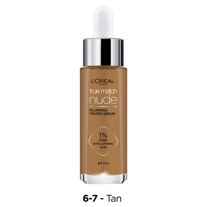 L'Oreal True Match Nude Plumping Tinted Serum 6-7 Tan