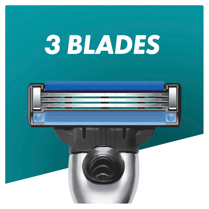 Gillette Mach 3 Manual Razor and 2 Blades
