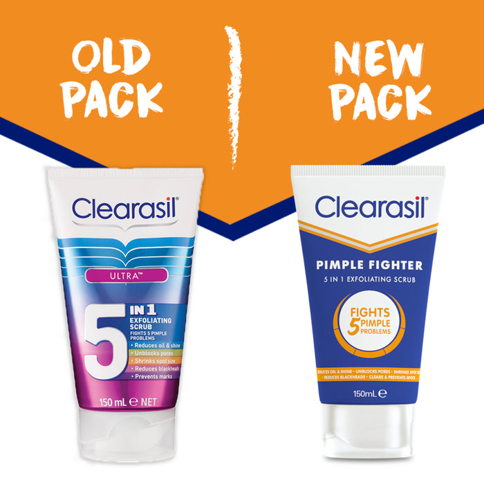 Clearasil Pimple Fighter 5in1 Wash 150ml