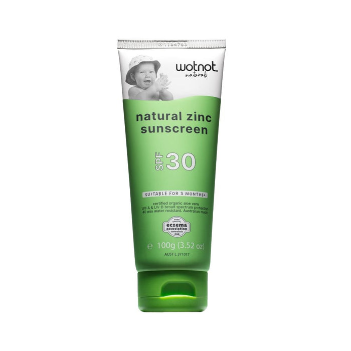 Wotnot Naturals Sunscreen For Baby SPF30+ 100g