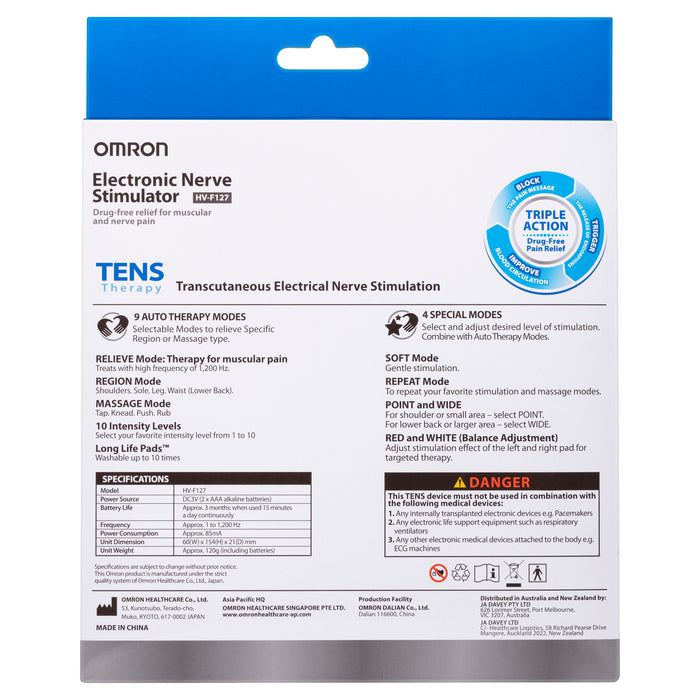 Omron HVF127 Standard TENS Therapy Device