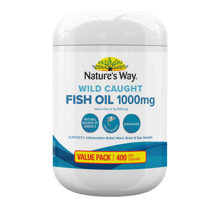 Nature's Way Fish Oil 1000mg 400Capsules