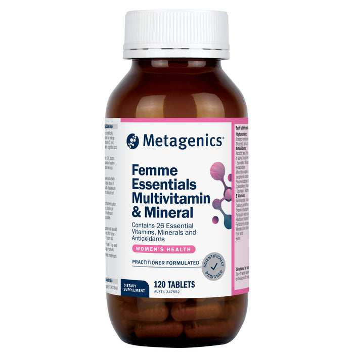 Metagenics Femme Essentials Multivitamin & Mineral 120 Tablets