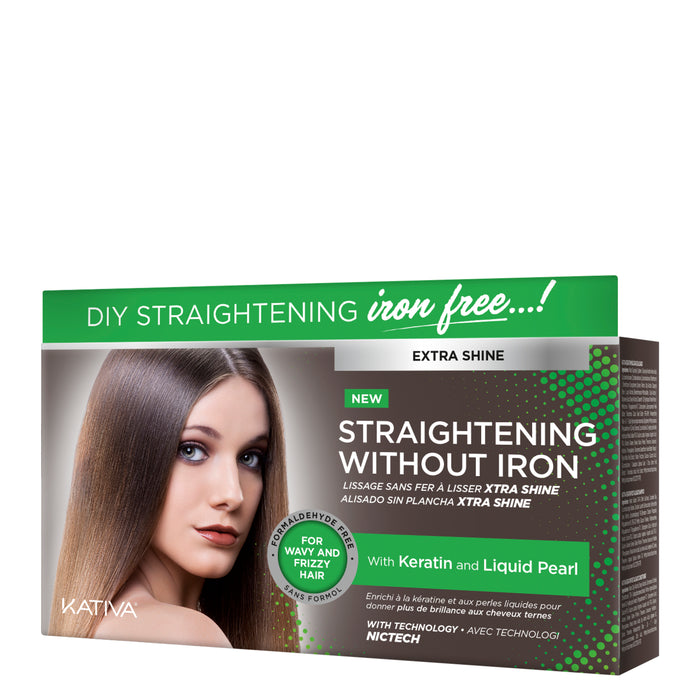 Kativa Hair Straightening Extra Shine Kit.