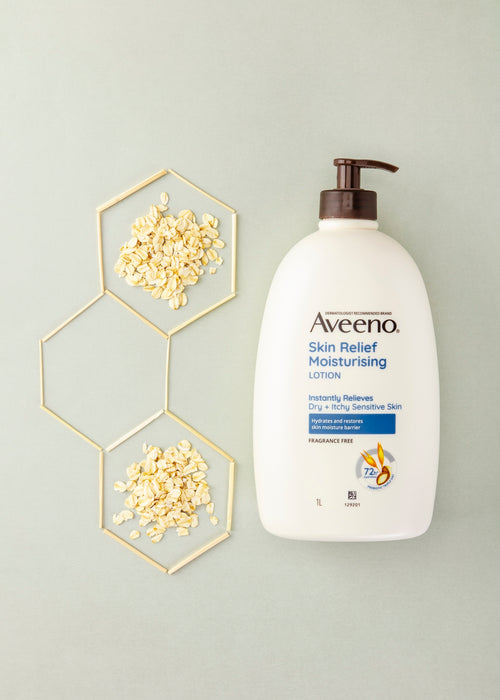 Aveeno Skin Relief Moisturising Lotion Fragrance Free 1 Litre