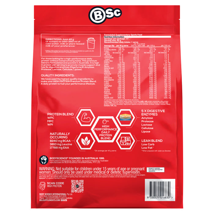 Body Science BSC High Protein Vanilla 800g