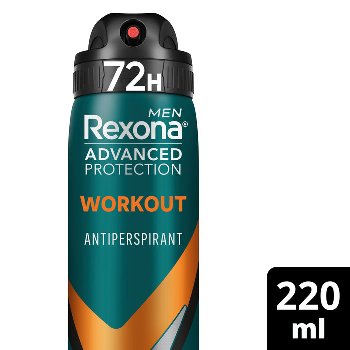 Rexona Men Antiperspirant Deodorant Aerosol Workout 220ml