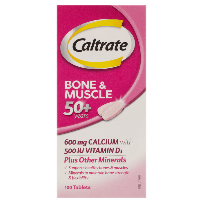 Caltrate Bone & Muscle 50+ Tablets 100