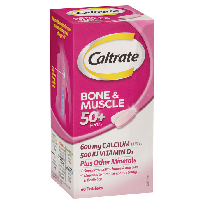 Caltrate Bone & Muscle 50 + Tablets 60