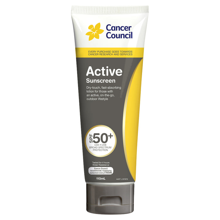 Cancer Council Active 50+ 110ml