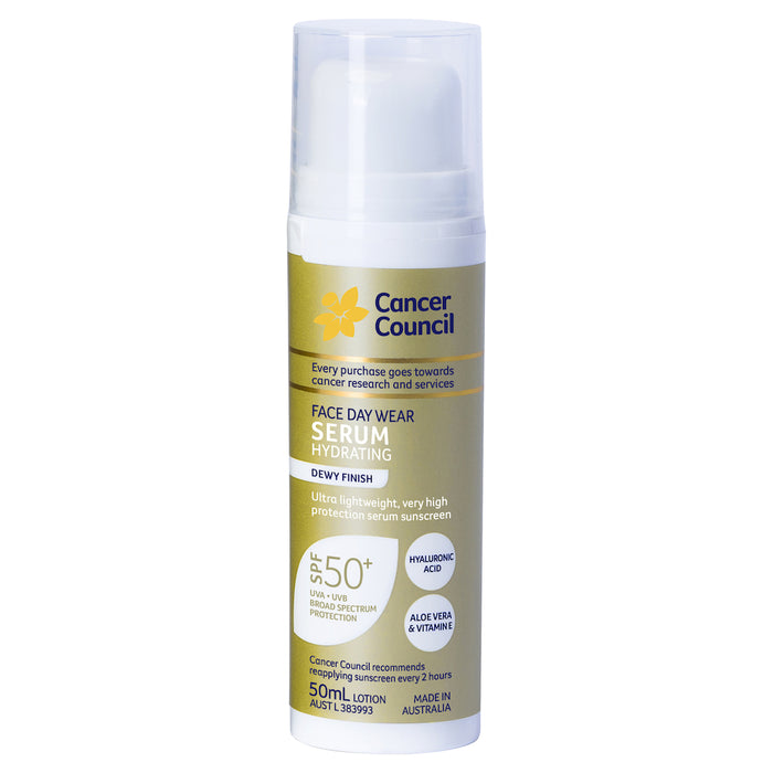 Cancer Council Face Day Wear Serum 50ml SPF50+ 50ml