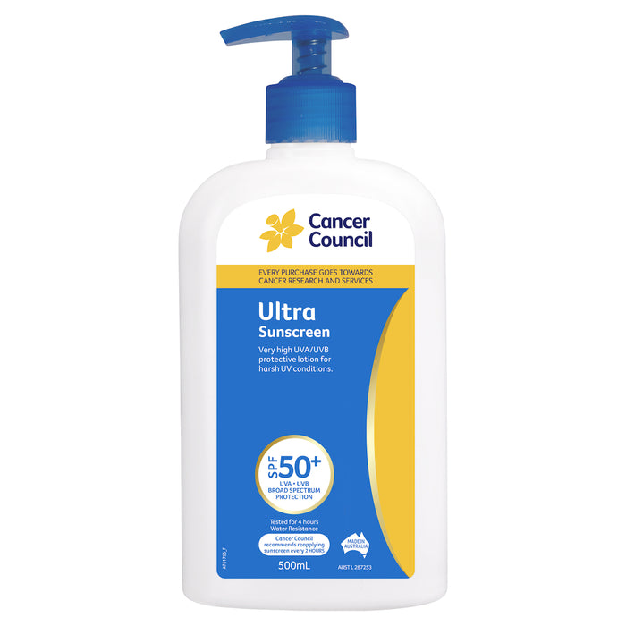 Cancer Council Ultra 50+ Pump 500ml