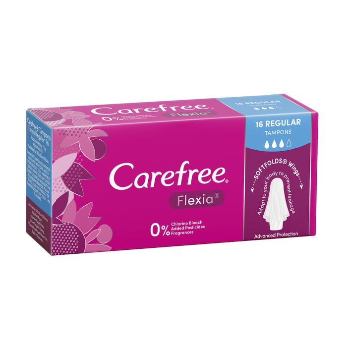 Carefree Tampons Flexia Regular 16